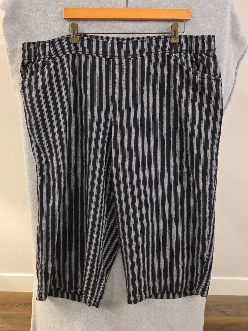 Lane Bryant Wide Leg Linen Capris